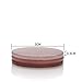 Lurrose 2pcs Eyelash Grafting Gasket Round Pallet Jade Stone Eyelash Extension Glue Pallet Holder Pad for Adults (Pink)