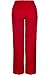 MedPro Women's Contrast Trimmed Solid Medical Scrub Set Mock Wrap Top and Cargo Pants Red & Black M