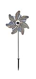 In the Breeze Silver Sparkle Pinwheel Spinner, 12-Inch