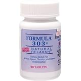 Dee Cee Labs  Formula 303 Pain Relieve Natural Muscle Relaxant, 90 Tablets