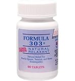 Dee Cee Labs  Formula 303 Pain Relieve Natural Muscle Relaxant, 90 Tablets