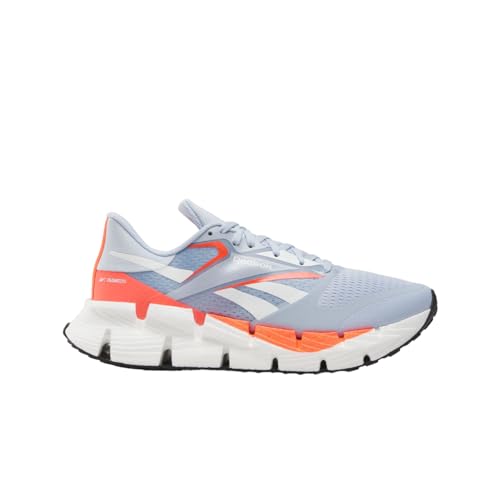 Reebok Men's Floatzig 1 Running Shoes, Pale Blue/Footwear White/Orange Flare, M…