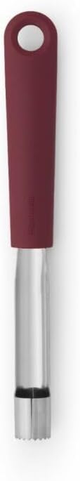 Brabantia Tasty+ Apple Corer Aubergine Red Stainless Steel Serrated Edge