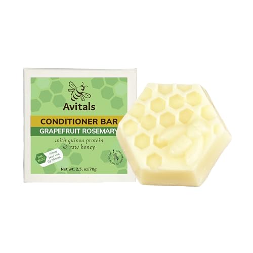 Avital's Apiaries Grapefruit & Rosemary Conditioner Bar with Q... 31lupBmFM L