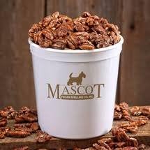 Mascot Roasted & Salted Georgia Mammoth Pecan Halves Big Daddy 2 lb Tub! Arrives in our Famous Mascot Dog Gift Box