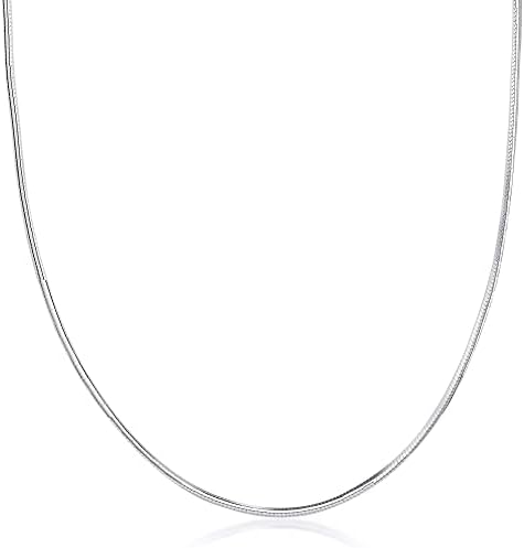 Verona Jewelers Sterling Silver 2.5MM Herringbone Flat Snake Magic