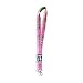 Black Greek Sorority AKA Pink Woven Embroidered Lanyard (One Lanyard)