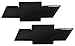 AMI 96129K Chevy Bowtie Grille & Lift gate Emblem without Border- Black Powder coat, 1 Pack