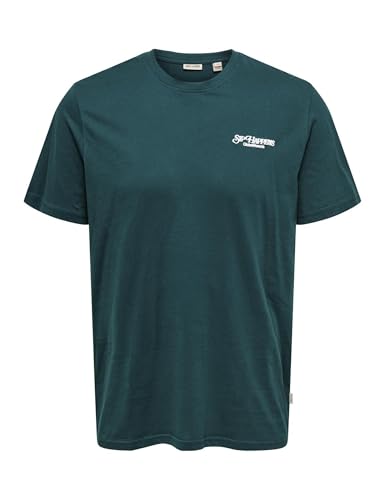 ONLY & SONS Onschris Life Reg SS Tee, Mare Scuro, M