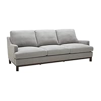 Stone & Beam Genesse Sectional Sofa Couch, 91"W, Smokey Blue