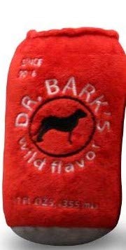 Bark Deli Dr. Barks Soda Can Plush Dog Toy