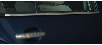 Chromed windows covers lower manufactured in steel 4 pieces