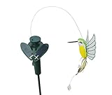 Solar Yard Stake Fluttering Insects, Solar or Battery Powered (Hummingbird)