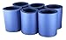 Pinnacle Mercantile Pack-6 Beer Can Cooler Thick Insulators Hard Foam Non-Collapsible Blank Royal Blue Perfect for Diy Project, Wedding, Bachelorette, Customize