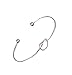 Franterd Personally Simple Knot Open Bangles Bracelet Tie the Knot Bridesmaid Gift Cuff Bracelet