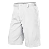 Nike Mens Flat Front Tech Golf Shorts (34, White)