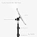 GRIFITI Nootle 58 Inch Adjustable Stand Tripod Mount with Mini Ball Head & Travel Case for 1/4 20 Threaded iPad Holder, Universal Standard or Large Tablet Mounts, Cameras, Displays & Photos or Video