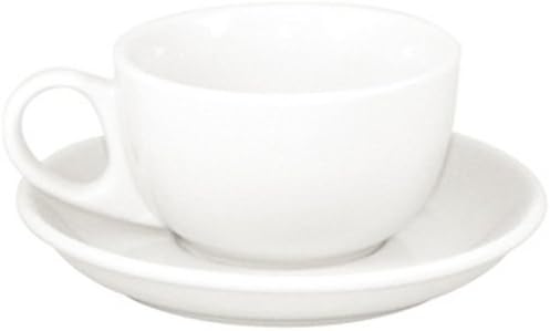 Athena HotelwareS448 Cappuccino Cups and Saucers (Pack of 48)