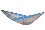 BYER OF MAINE Easy Traveller Hammock, Single Person, Lightweight, Easy to Transport, Nylon Fabric, Easy to Hang, 116″ L x 56″ W, Holds up to 275lbs
