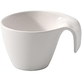 Villeroy & Boch Flow Tea Cup, 6.75 oz, Premium Porcelain, White