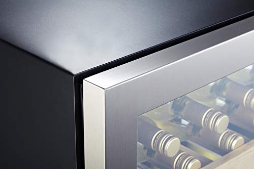 Kalamera-15-Wine-Cooler-and-Fridge-30-Bottle-Built-in-Wine-Refrigerator-For-Kitchen-or-Bar-with-Blue-Interior-Light-Temperature-Memory-Function
