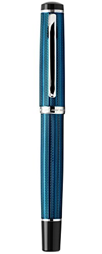 Xezo Incognito Brass Ballpoint Pen - Limited Edition Forest Green Lacquer, Platinum Plated