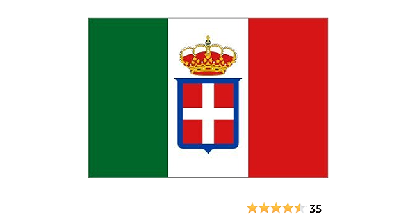 Amazon.com: Bandera italiana del rey de Italia de 3 x 5 pies : Patio,  Césped y Jardín