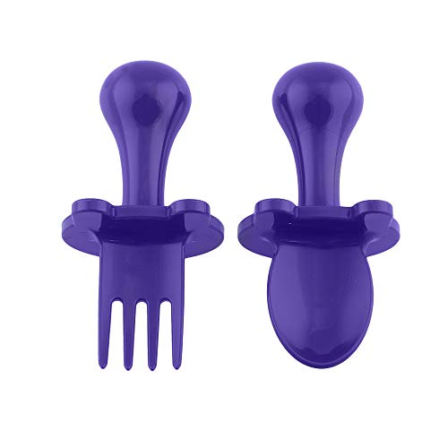 image for Made in USA Babyware Self Feeding Spoon and Fork Set for Baby and Todd