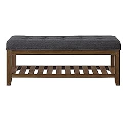 24KF Large Rectangular Upholstered Tufted Linen