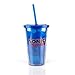 JUST FUNKY The Hedgehog Carnival Cup | 16oz Blue Plastic Travel Container | Featuring a Winking Sonic the Hedgehog | Officially Licensed