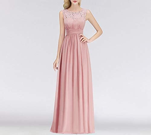dusty rose chiffon dress