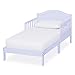 Dream On Me Sydney Toddler Bed in Lavender Ice, Greenguard Gold Certified, JPMA Certified, Low To Floor Design, Non-Toxic Finish, Safety Rails, Made Of Pinewood