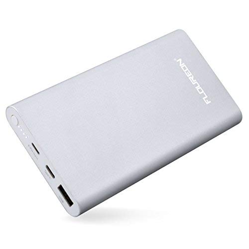 FLOUREON 12000mAh Power Bank with 3A Type C Input and Output, Portable External Battery Mobile Phones Power Banks for iPhone X/8/7/6s, iPad Mini/Air, Samsung Galaxy, Tablets and More…