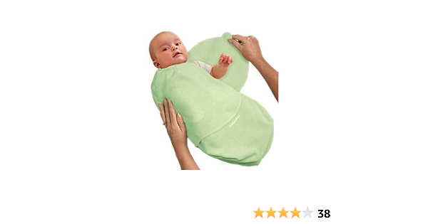 Amazon Com Kiddopotamus Swaddleme Microfleece Large Sage Discontinued By Manufacturer Baby