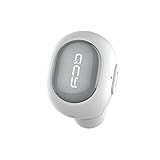 QCY [Mini Bluetooth Earbud] Wireless Invisible Headphones Headset With Mic, Hands-free Stereo noise canceling for Apple iPhone 7, 7 Plus, 6 Plus, 5S, 4S, and Android Phones - White