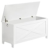 MAHANCRIS 39.4" Toy Chest, Sturdy Entryway Storage