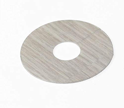O' SO EEZY 4 x Laser Cut (FC49 Off White Oak) Pipe Surrounds/Covers for Laminate Flooring (Can be Used for Natural Floor Covers)