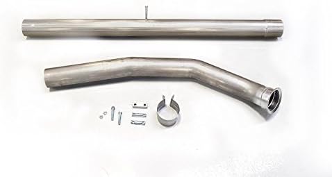 STAINLESS STEEL DPF &amp; CAT Delete Pipe for 2007.5-2012 Dodge Ram 6.7L Cummins Diesel Pickup