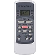 R51M/E Remote Control Replacement for Midea Air Conditioner, Universal Air Conditioner Remote Con...
