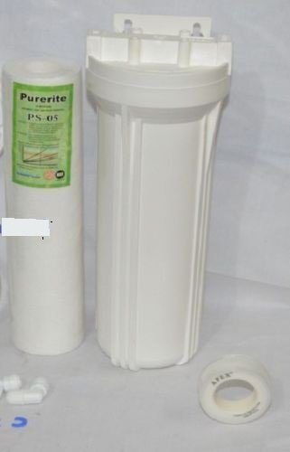 3EG Flow Pre Filter Housing With 10 inch Spun Filter (White)