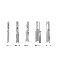 Amana Herramienta 45498 recto con punta de carburo 18 mm D x 1   1 4 CH de Incisión X 1 2 inch SHK Router Bit