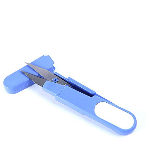 Xeminor U-Shaped Cutter Covered Trimming Scissors Embroidery Sewing Tool Craft Cutting Pliers for Variety of Material Fabric Thread Ideal for Home Use - Thumbnail 4