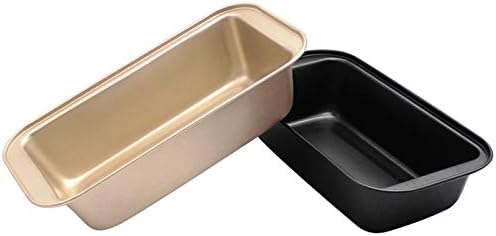 2Pcs Bread Loaf Pan Rectangular Baking Mold Carbon Steel Bread Toast Tins Clay Box Non-Stick Home Baking Supplies(10.03…