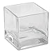 6 PC Clear Square Glass Votive Candle Holder Centerpiece 6