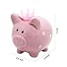 KOHIENWO Piggy Bank Ceramic Pig Money for Boys Girls Makes a Perfect Unique Gift, Nursery Décor, Keepsake, or Savings Piggy Bank for Kids
