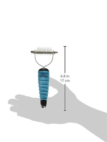 Master Grooming Tools Stripping Tools — Contoured Stripping Tools for Dog Grooming - 20-Blade Style, 6½"