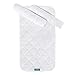 Bamboo Changing Pad Liners,3 Pack Large - Ultra Soft Bamboo Fleece Surface, Waterproof & Absorbant Changing Liner