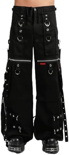 Amazon.com: Tripp NYC Skull Bondage Pants [Black/White] L