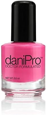 DaniPro My Girl Pure Pink AntiFungal Infused Nail Polish 0.5oz with Nail Clipper Free Gift
