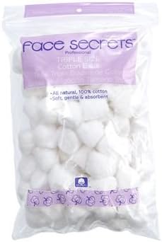 Face Secrets Cotton Balls 100ct. Made in US